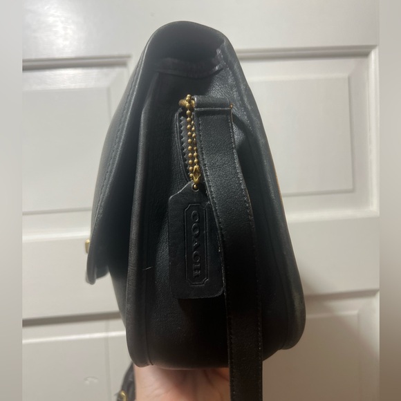 Vintage Coach City Bag: Black - Picture 2 of 12